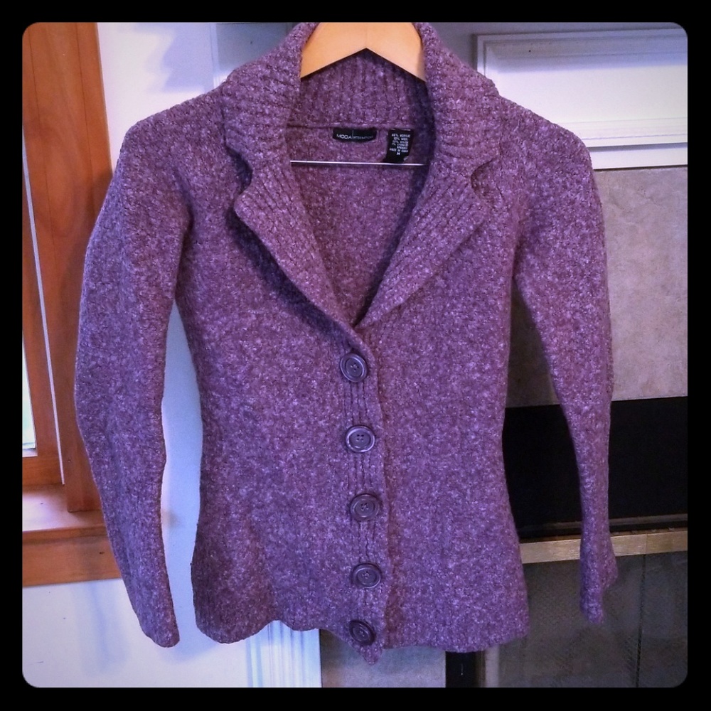 Moda International Heavyweight Wool Blend Sweater